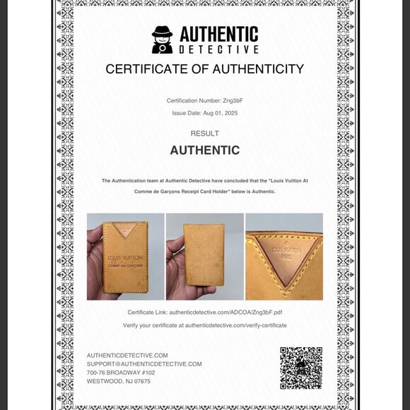 Louis Vuitton x Comme des Garcons Cardholder - Picture 2 of 10